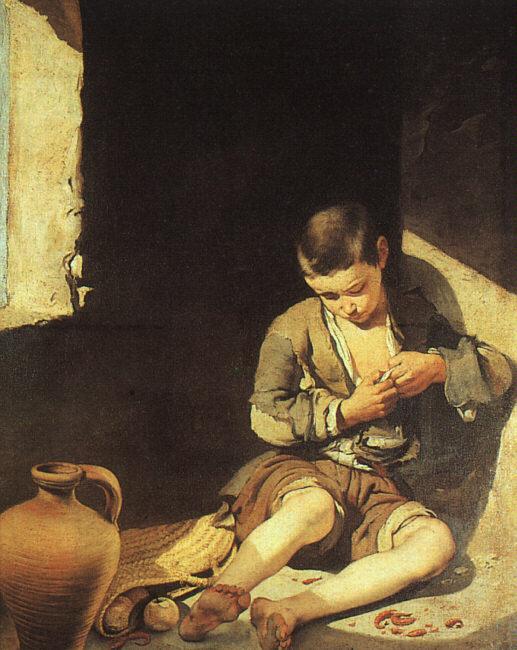 Bartolome Esteban Murillo The Young Beggar Sweden oil painting art